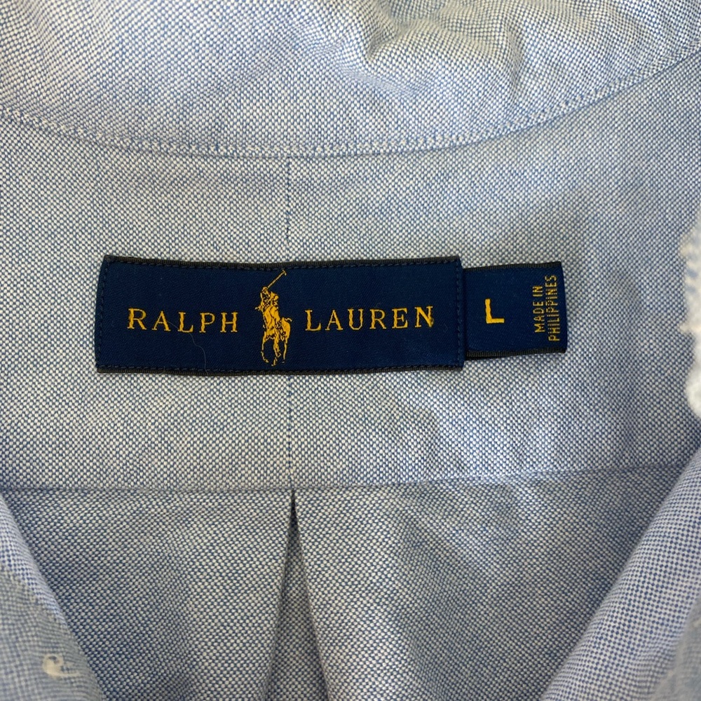 Polo short sleeve button down - L- $24